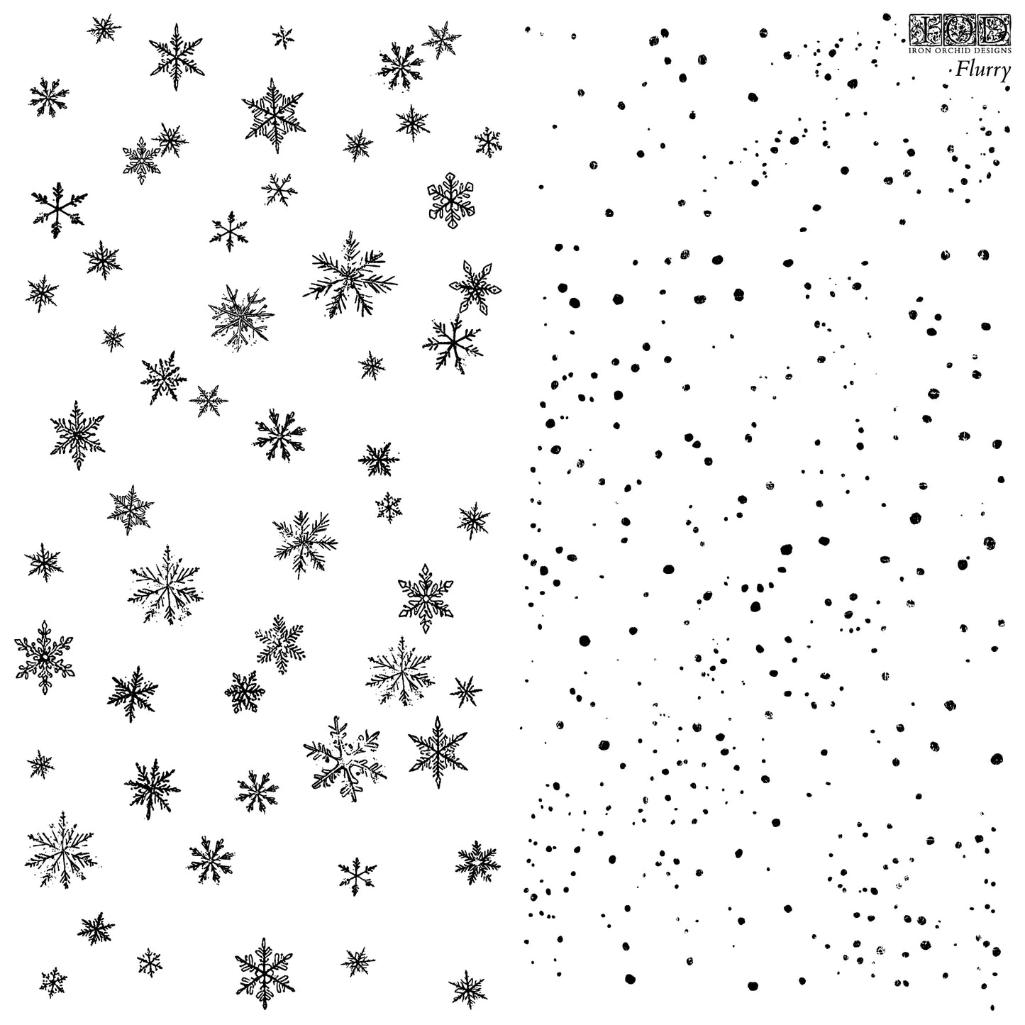 Flurry IOD Stamp - (2026 Qtr 3 Holiday Limited Edition)