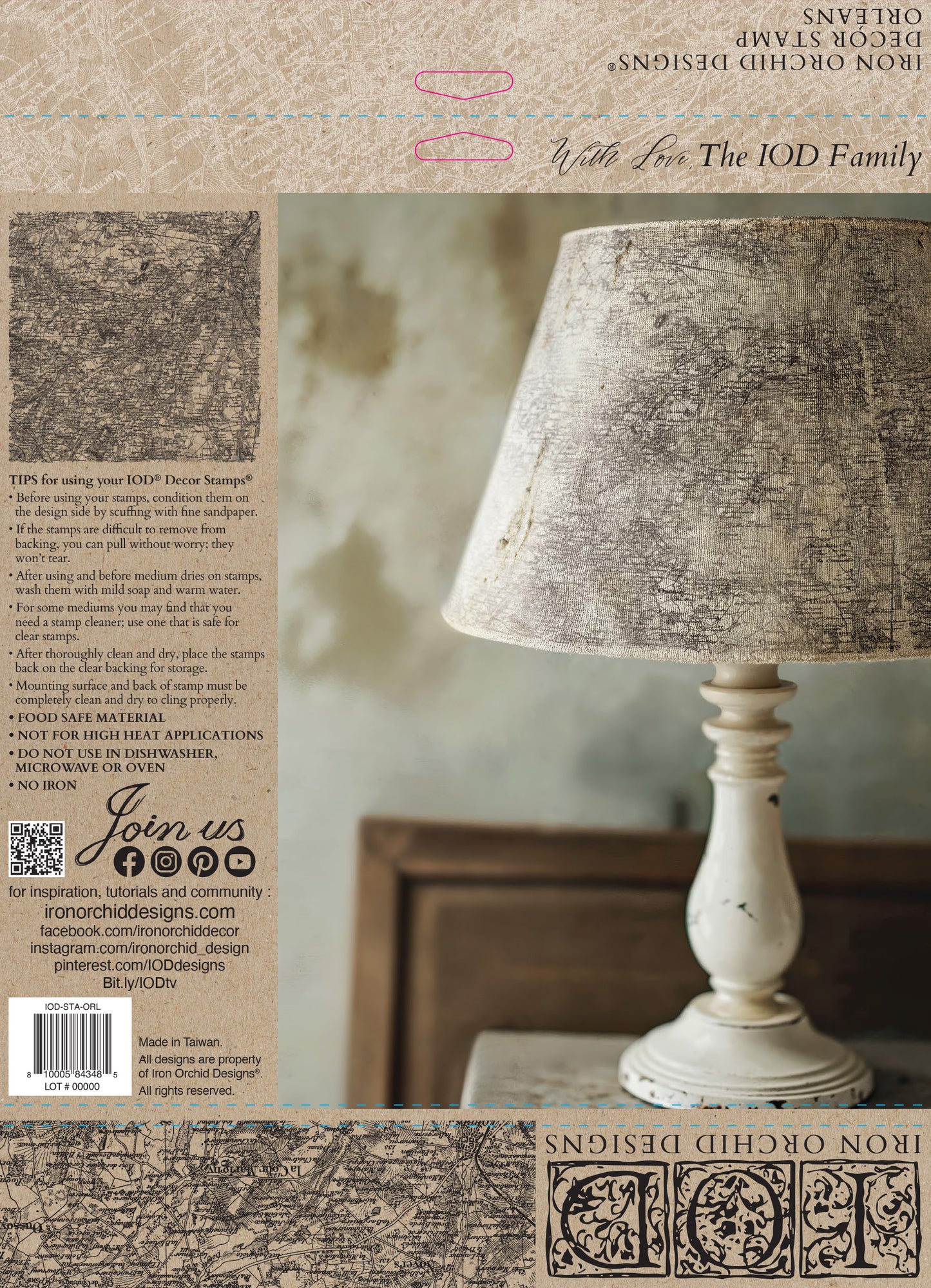 Orleans Decor IOD Stamp (2026 Summer Release)
