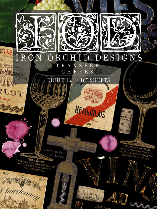 Cheers -  IOD Decor Transfer