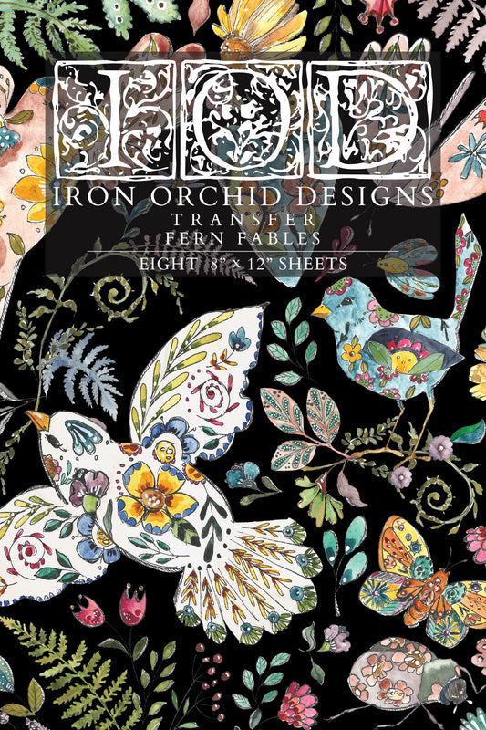 Fern Fables- IOD Decor Transfer (Summer 2026 Release)