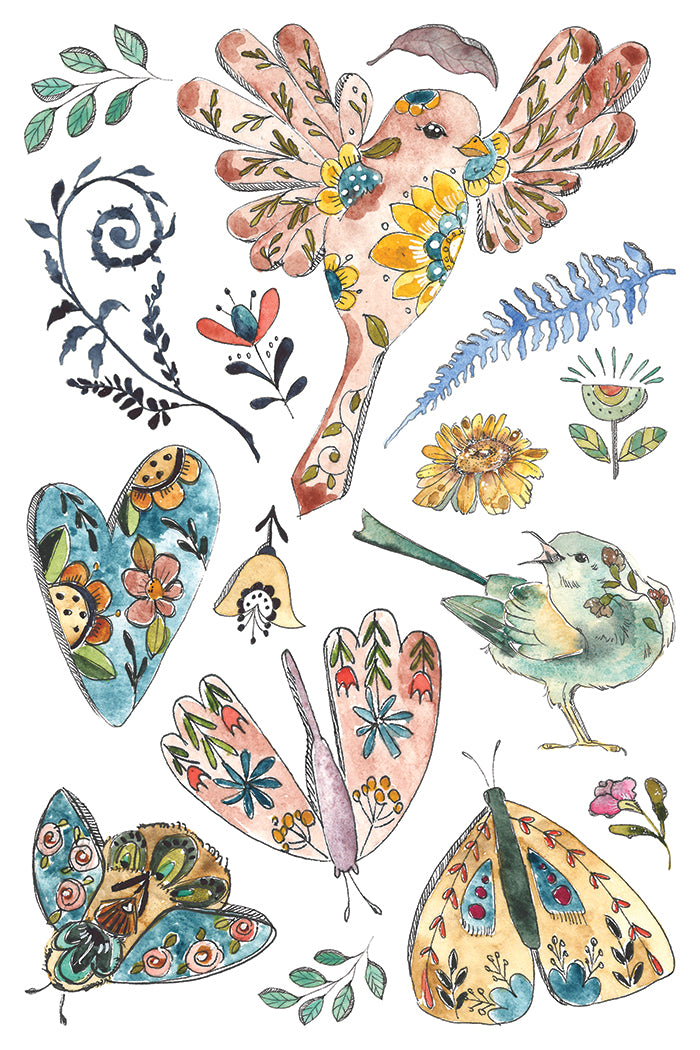 Fern Fables- IOD Decor Transfer (Summer 2026 Release)