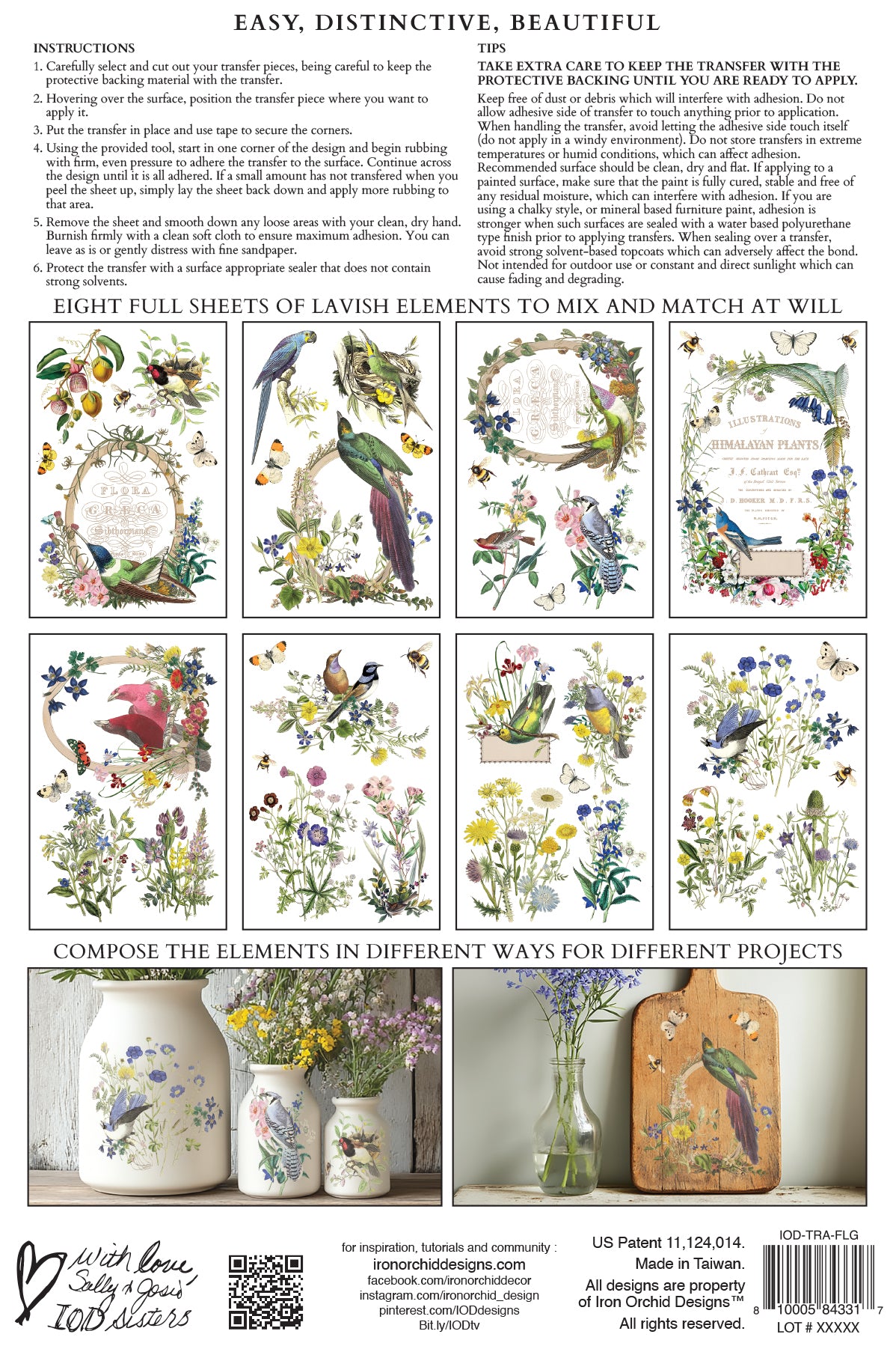 Flora Greca- IOD Decor Transfer