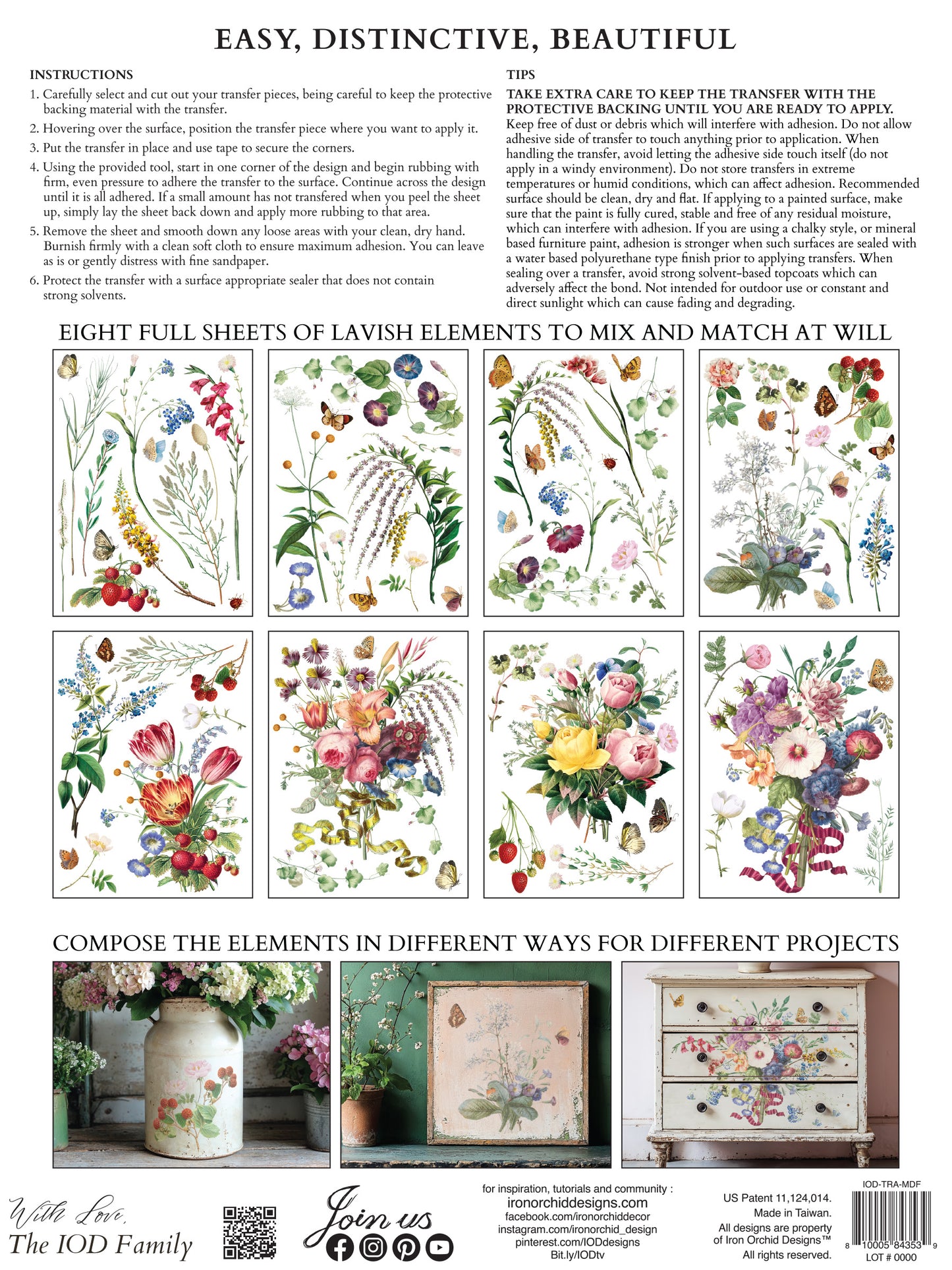 Marcha des Fleurs -  IOD Decor Transfer (Summer 2026 Release)