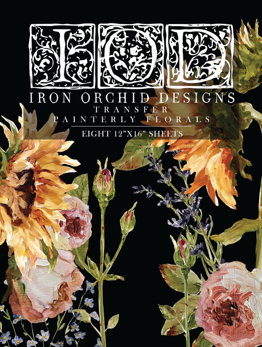 Painterly Florals - IOD Decor Transfer