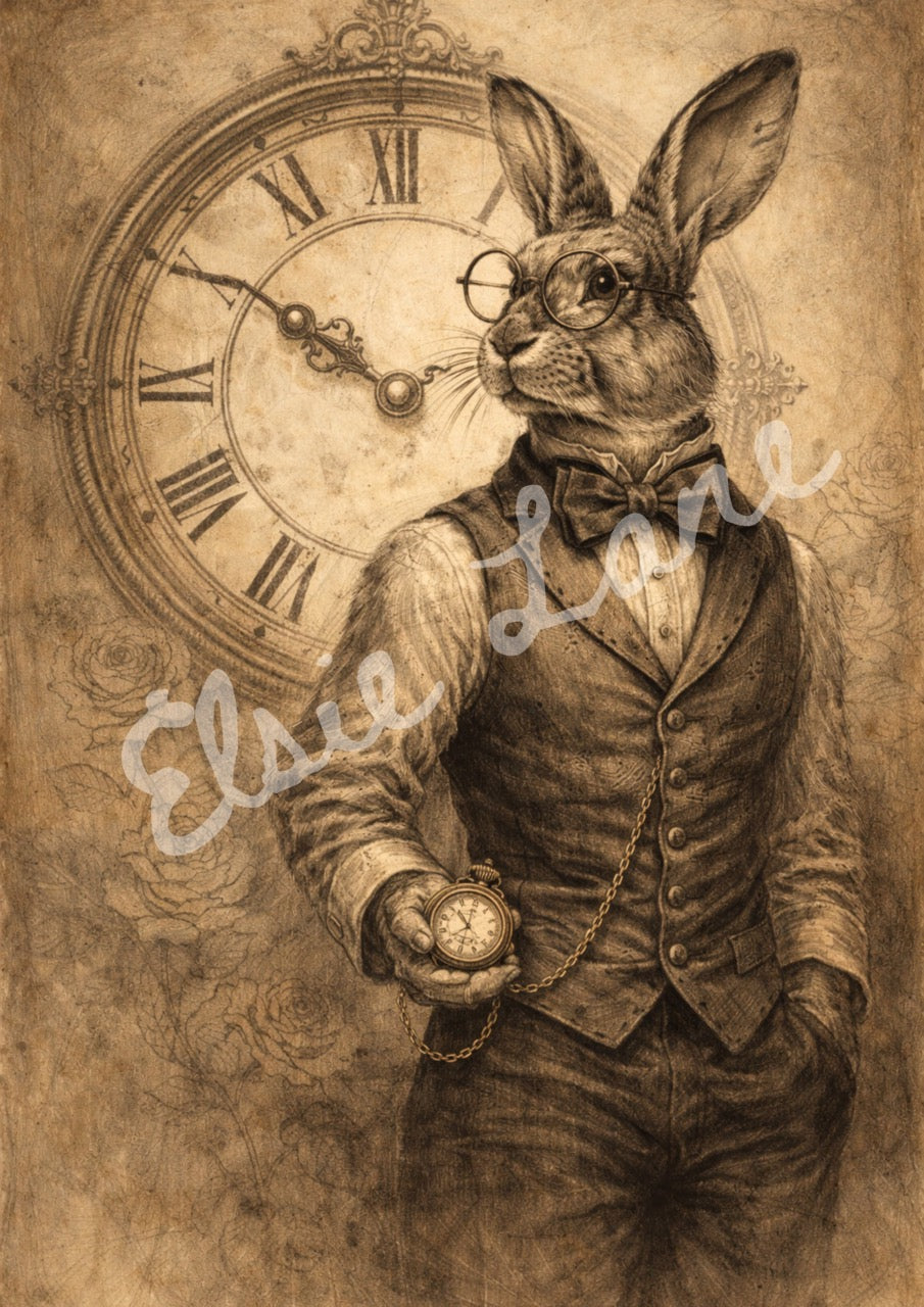 Mr Rabbit, If You Please - (2026 Spring Release) Elsie Lane Decoupage Paper