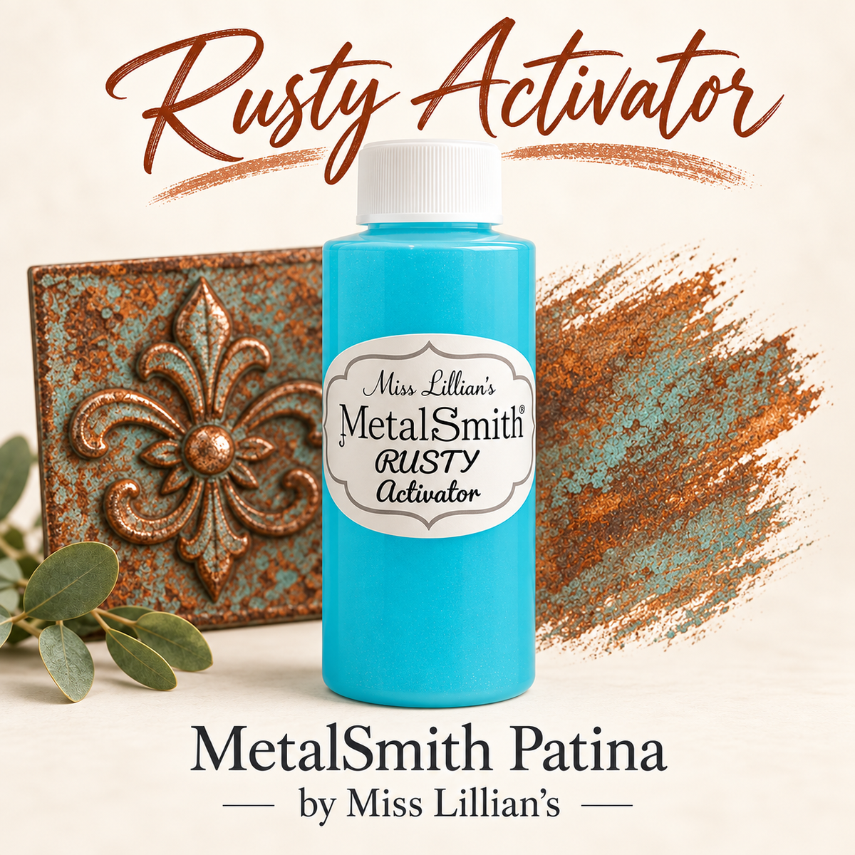 MetalSmith Patina Activator Spray Refill 12 oz - Rusty Patina