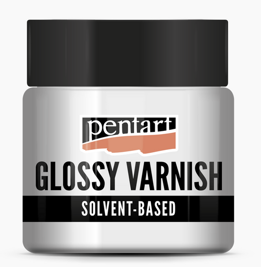 Clear varnish solvent-based gloss 50 ml