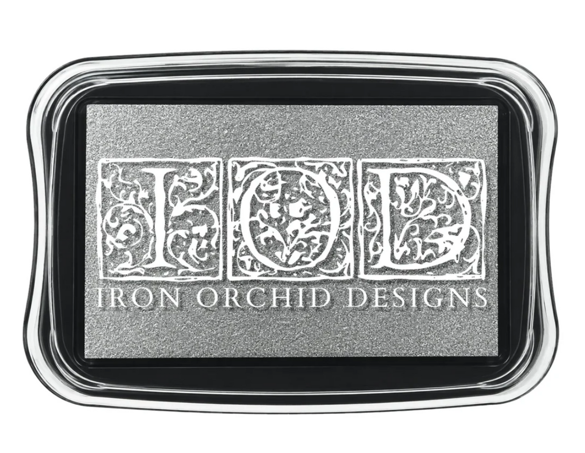 Silver Shimmer IOD Decor Ink Pad