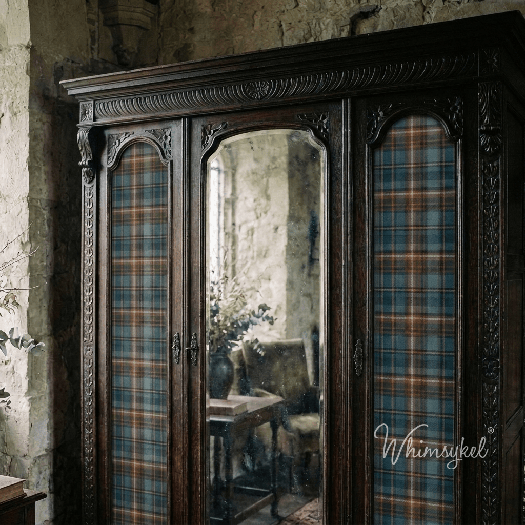 Teal Tartan | 18 lb Decoupage Tissue Paper | 21x29 in