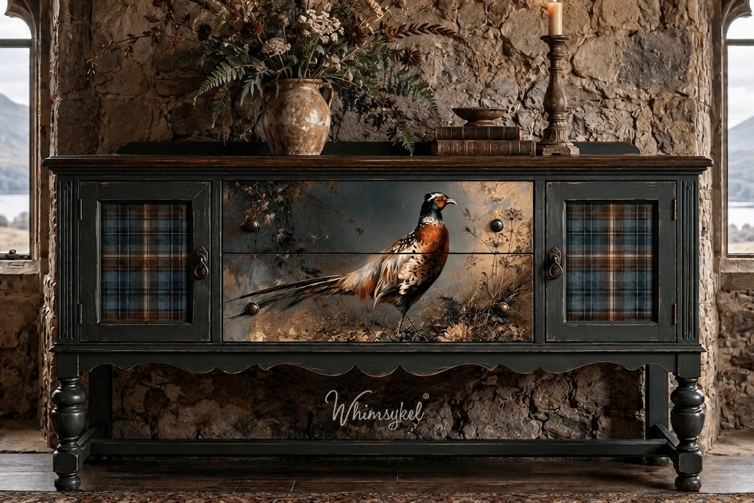 Teal Tartan | 18 lb Decoupage Tissue Paper | 21x29 in