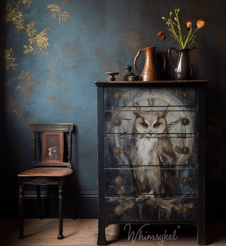 Timekeeper | 18 lb Decoupage Tissue Paper | 2 Sizes