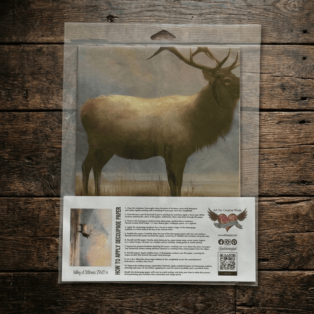 Valley of Stillness| 18 lb Decoupage Tissue Paper | 29x21 in