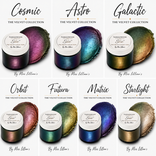 The Velvet Colletion Sample Set (Formerly The CHROMATICS-Tanglewood Sue-per Shifter Metallic Waxes)