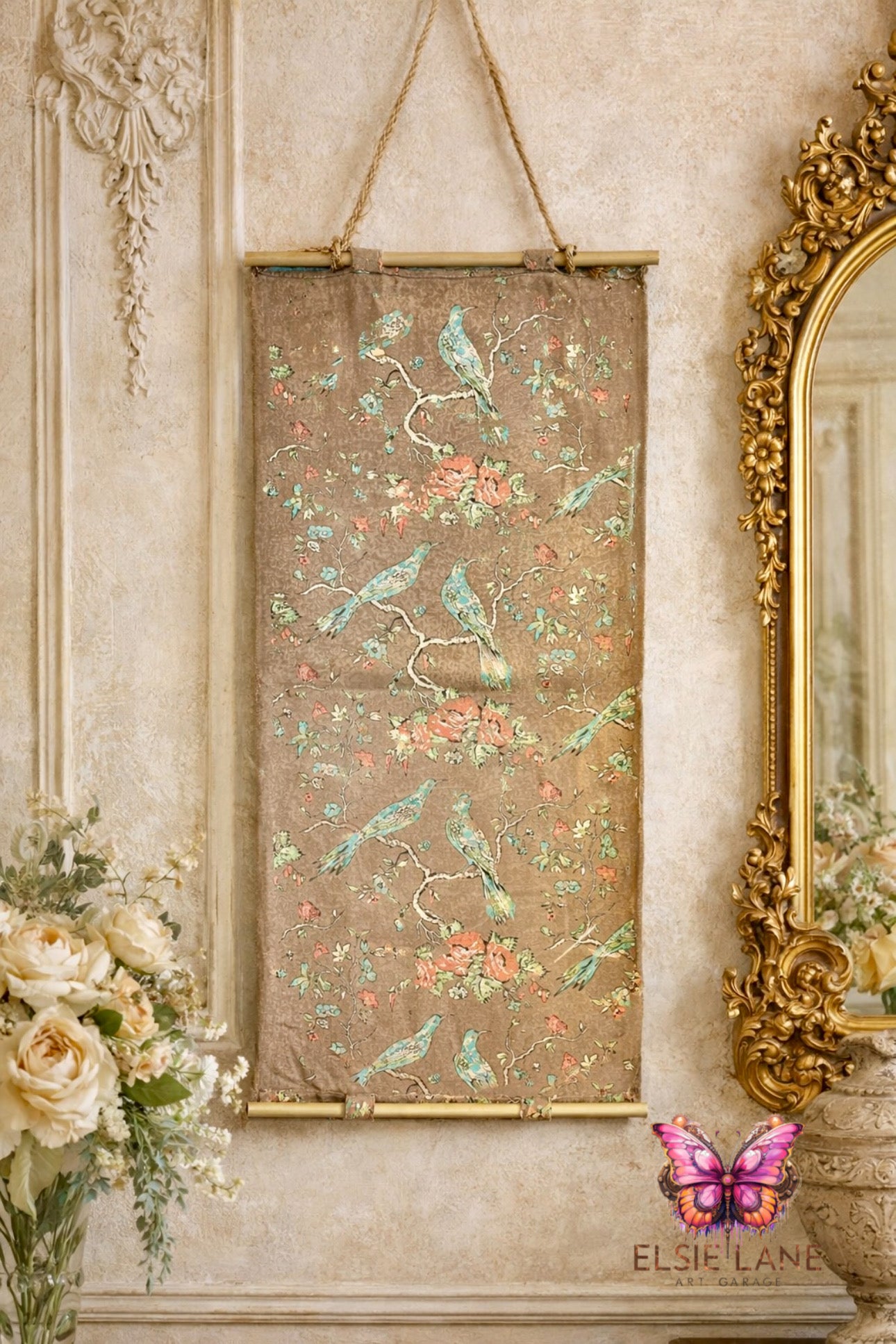 Wall Hanging IOD Paint Inlay on Canvas - Class in a Box