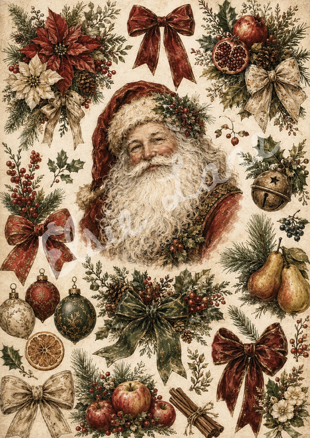 Yuletide Treasures - Elsie Lane Decoupage Paper