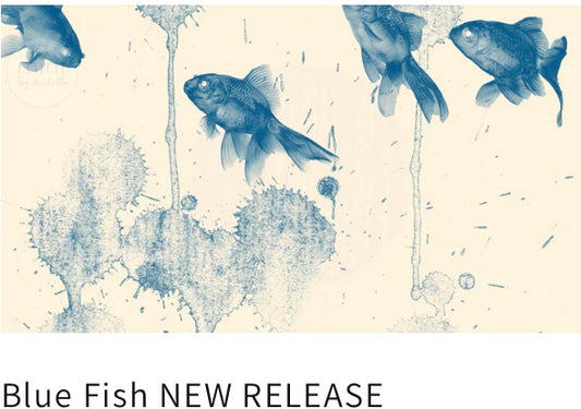 Blue Fish Decoupage (Mint By Michelle)  image 0