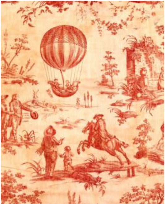 Red Toile - Roycycled Decoupage image 0