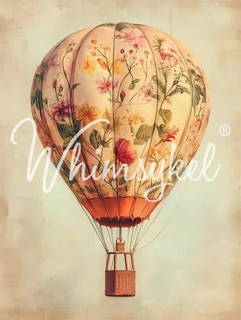 Botanical Balloon - Whimsykel Paper image 0