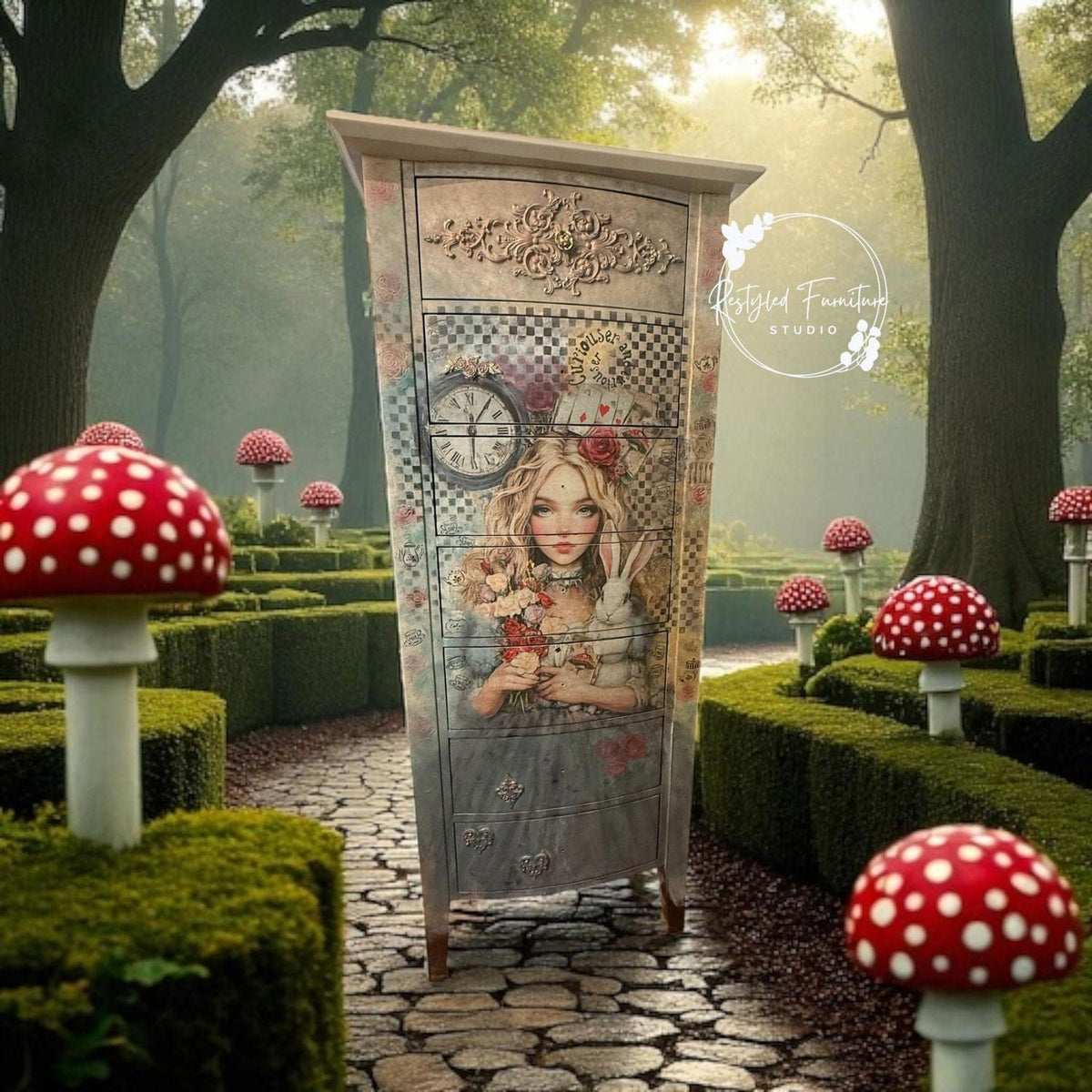 Allison Wonderland  | 18 lb Decoupage Tissue Paper | 21x29 in