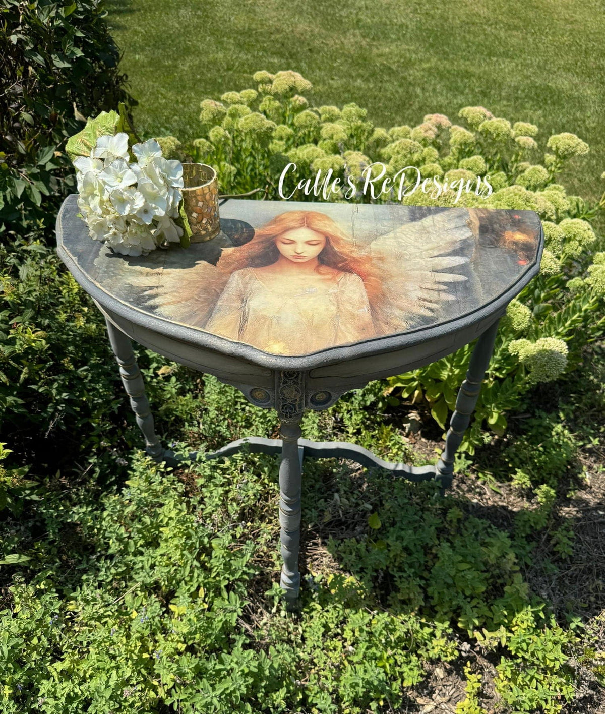 Angelic Contemplation | 18 lb Decoupage Tissue Paper | 21x29 in