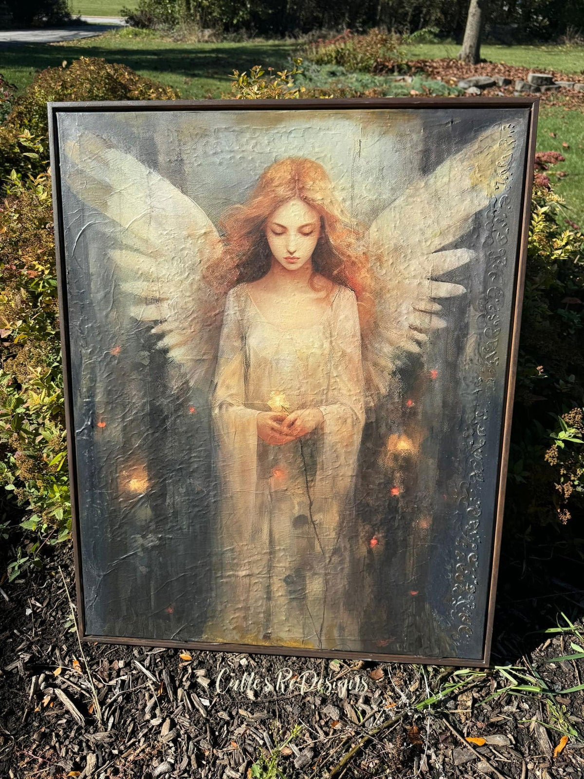 Angelic Contemplation | 18 lb Decoupage Tissue Paper | 21x29 in