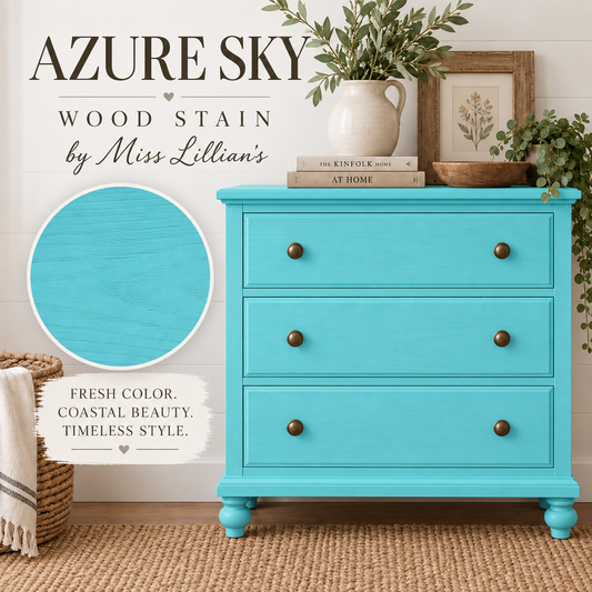 Wood Stain - Azure Sky