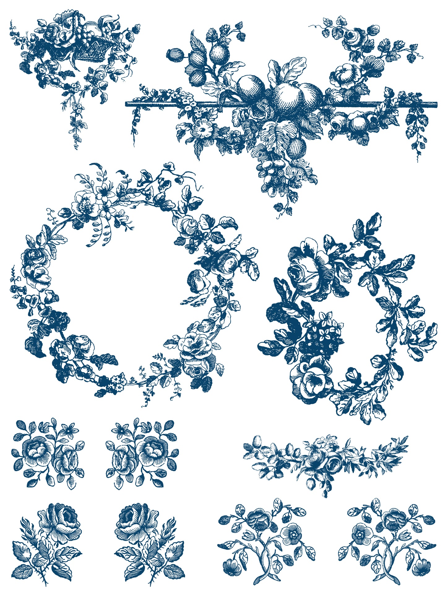 Delft Traditions Azure 8 Page IOD Paint Inlay  (Limited) image 3
