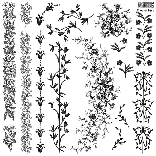 Flora and Vine - IOD Stamp image 0