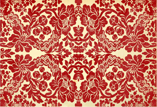 Red Damask - Roycycled Decoupage image 0