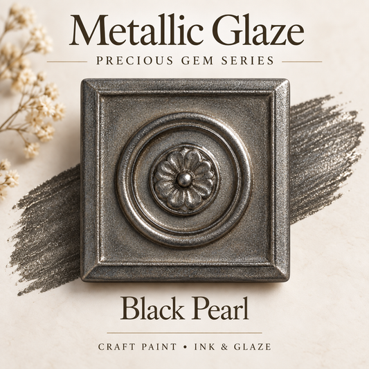 Metallic Glaze Precious Gem Series - Black Pearl