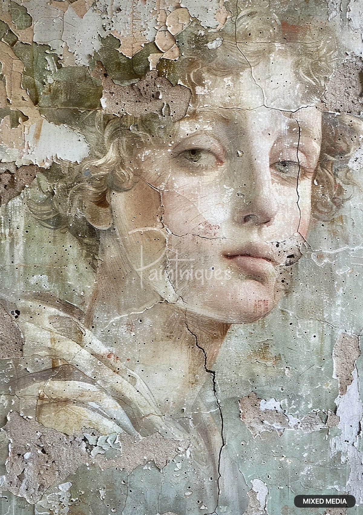 Broken Beauty Decoupage Paper - Paintniques