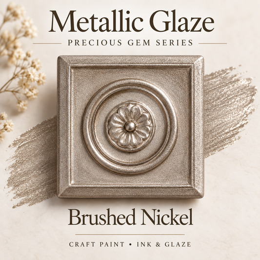 Metallic Glaze Precious Gem Series - Brushed Nickel