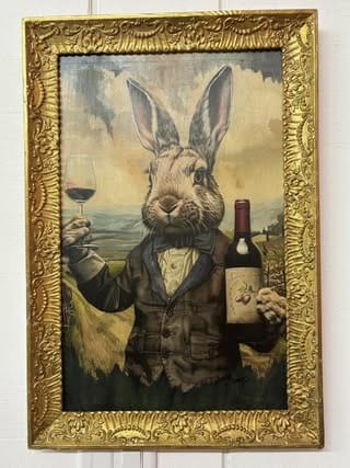 Bunny Bordeaux  | 18 lb Decoupage Tissue Paper | 2 Sizes