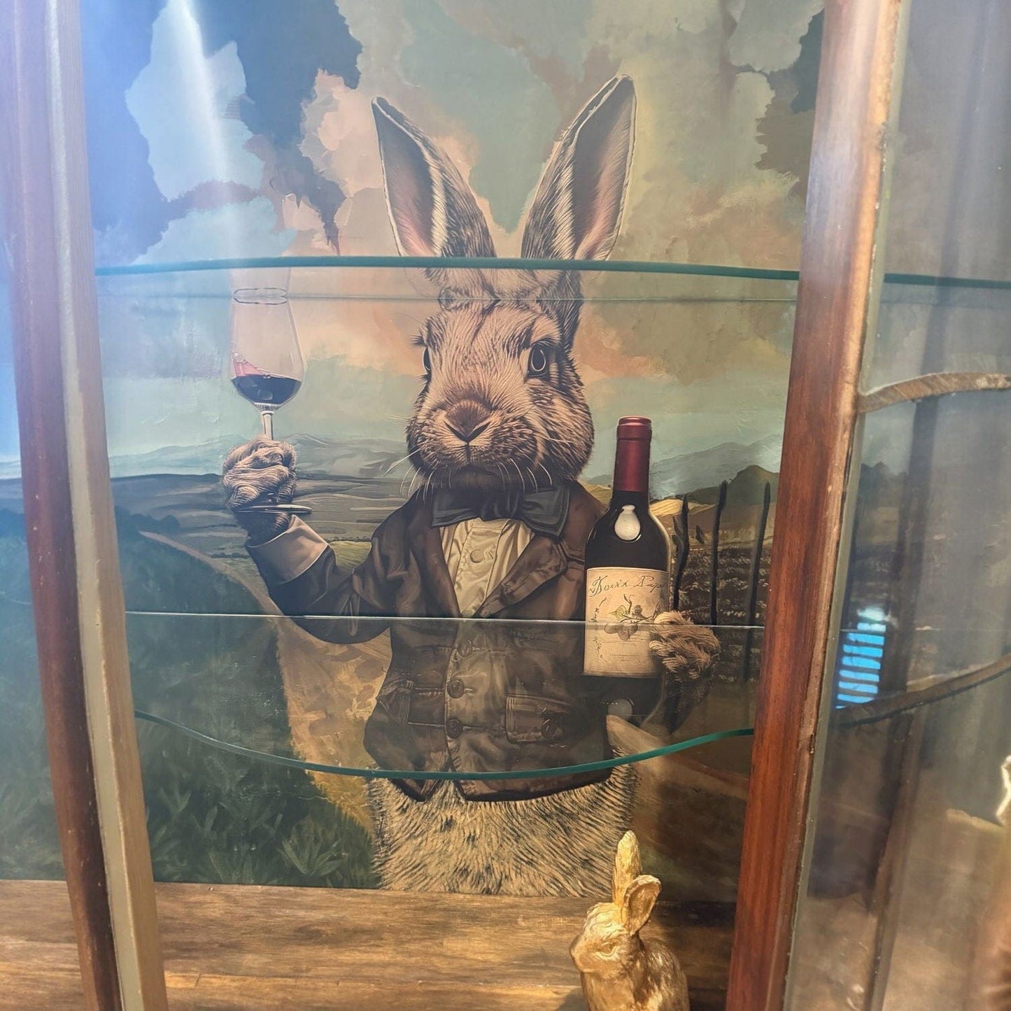 Bunny Bordeaux  | 18 lb Decoupage Tissue Paper | 2 Sizes