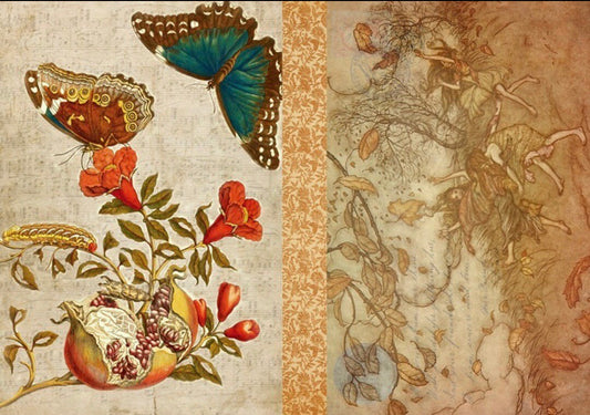 Fall Project Block - Roycycled Decoupage image 0