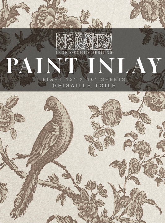 Grisaille Toile IOD Paint Inlay image 0