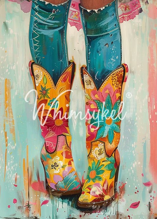 Sassy Feet - Whimsykel Paper image 0