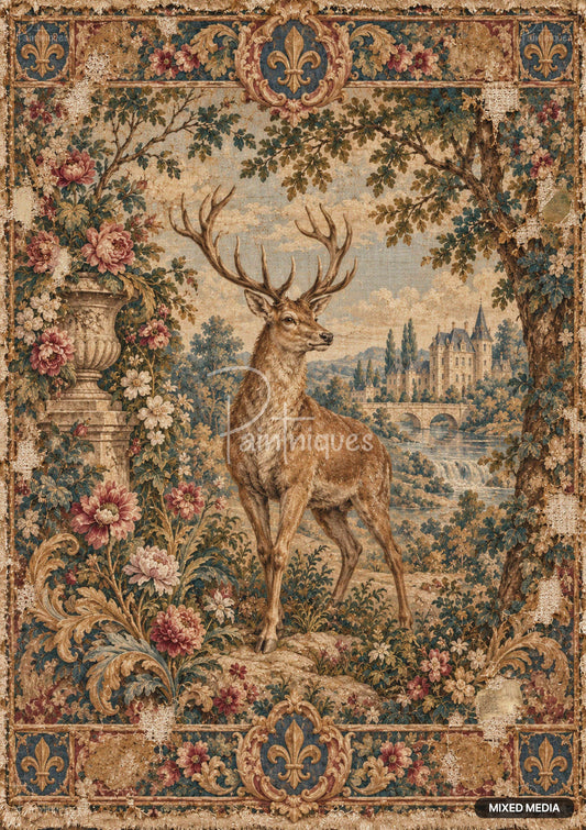 Chateau Hart Decoupage Paper - Paintniques