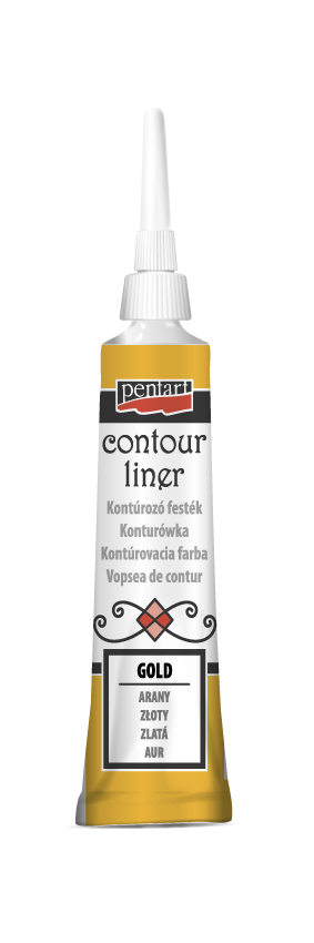 Pentart Contour liner 20 ml Gold