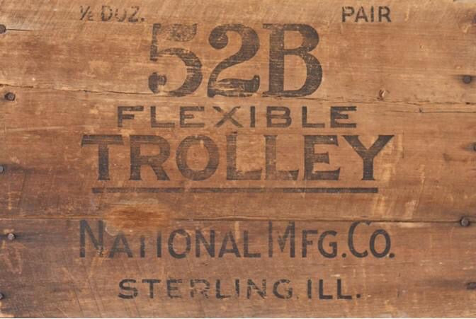 Wood Crate Trolley -  Roycycled Decoupage image 0