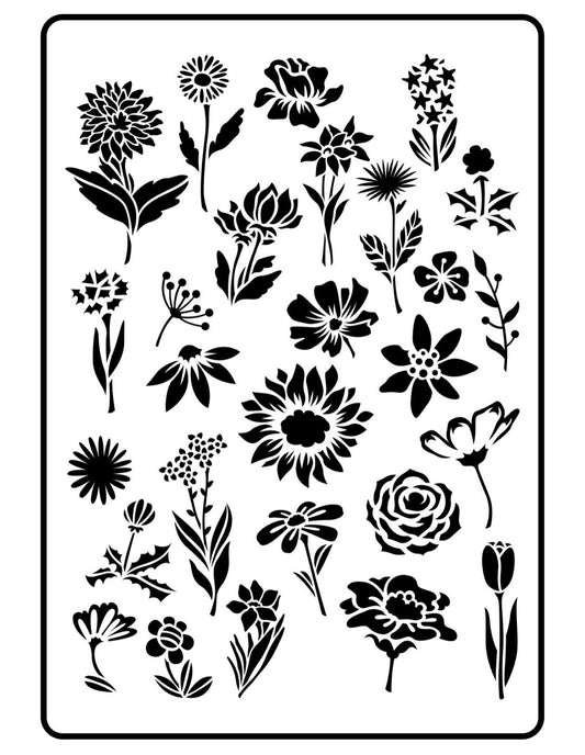 Flower Garden - JRV Stencil image 0