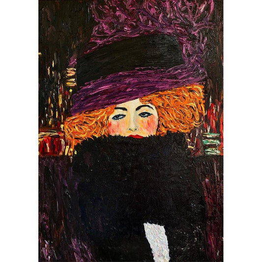 Purple Hat - Mint by Michelle Decoupage image 0