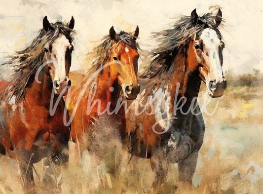 Graceful Steed - Whimsykel Paper image 0