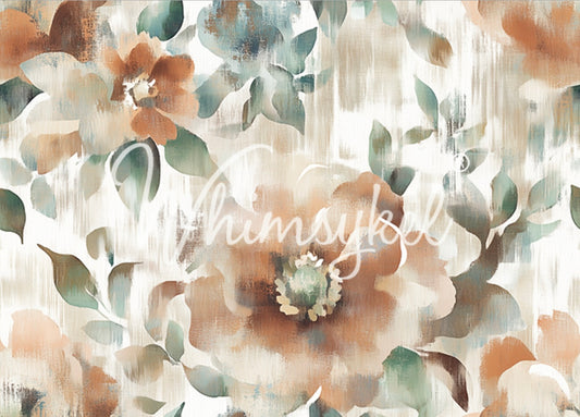 Muted Blossoms - Whimsykel Paper image 0