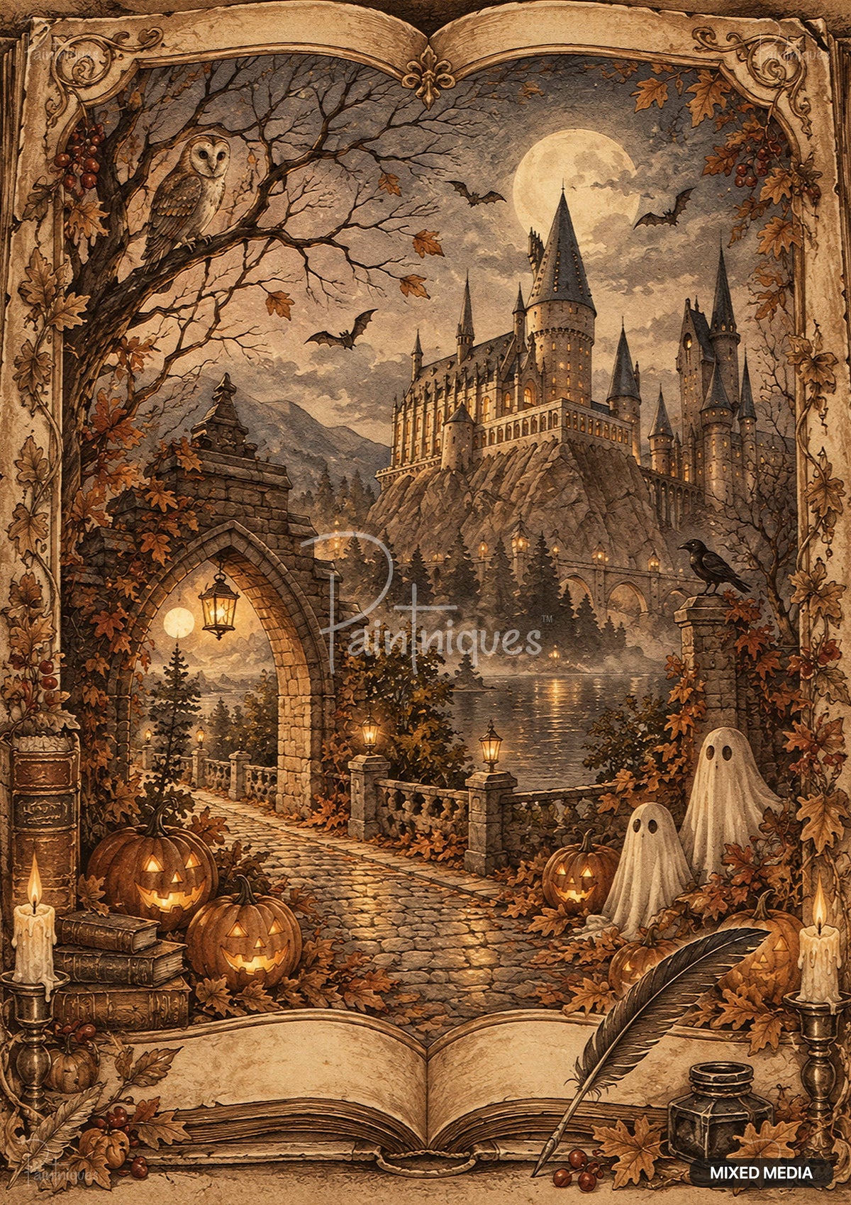 Enchanted Hollow Decoupage Paper - Paintniques