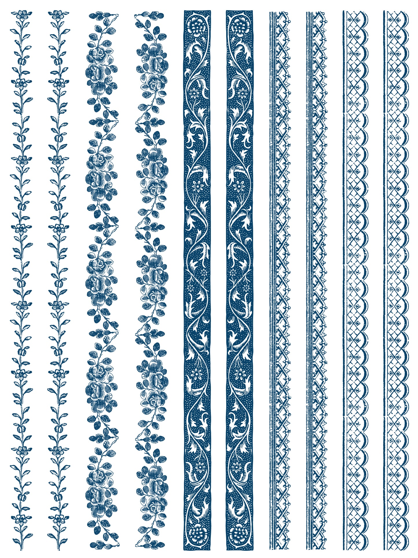 Delft Traditions Azure 8 Page IOD Paint Inlay  (Limited) image 4