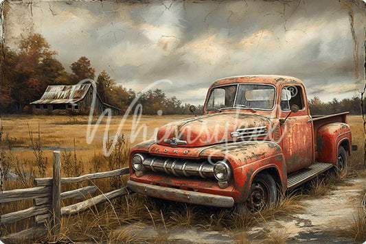 Old Farm Truck - Whimsykel Paper image 0