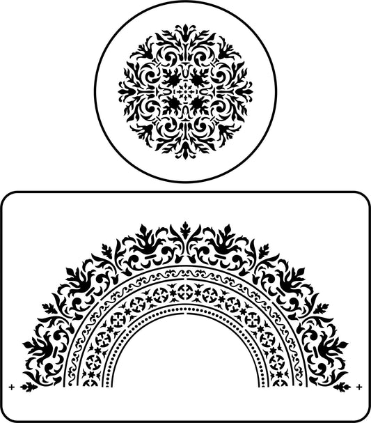 Royal medallion - JRV Stencil image 0