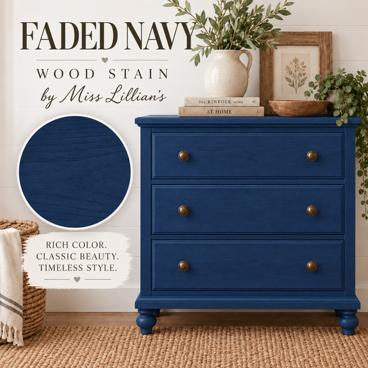 Wood Stain - Faded Navy