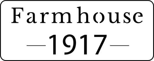 Farmhouse 1917 - JRV Stencil  image 0